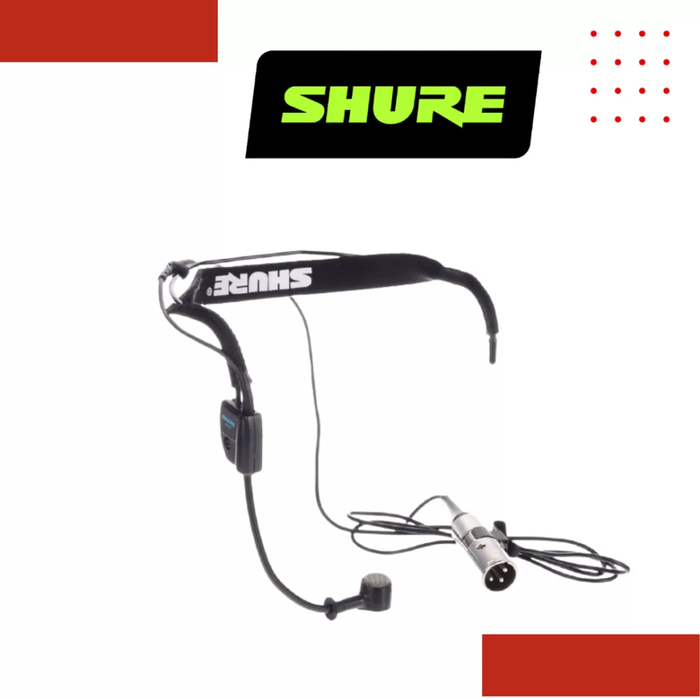 Shure WH20XLR Headset Mic with XLR Connector for Balanced Mic Output