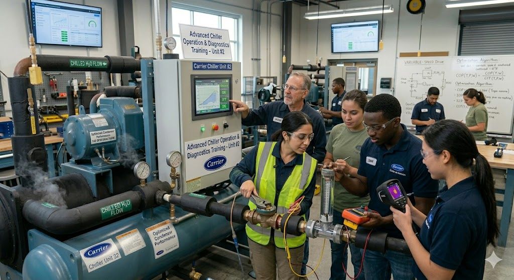 Advanced chiller operation training