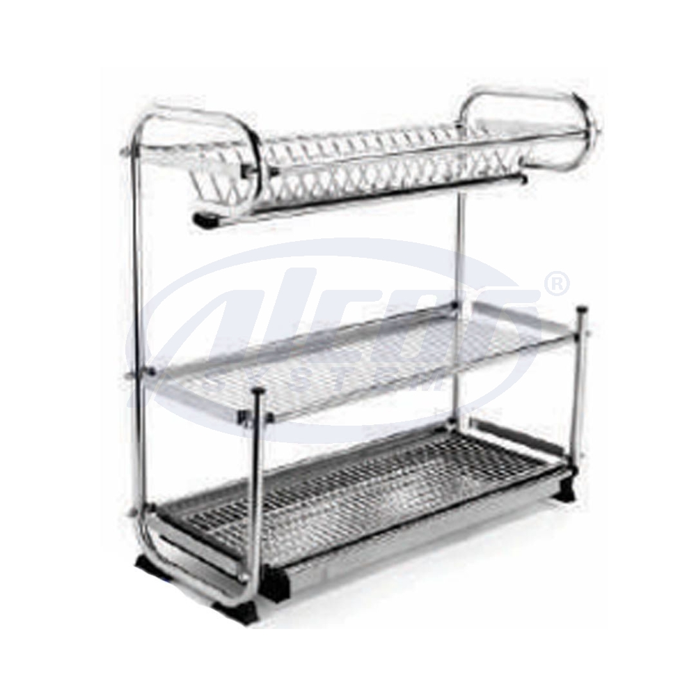 3-Tier Dish Rack with Leg #B-W226B-SS