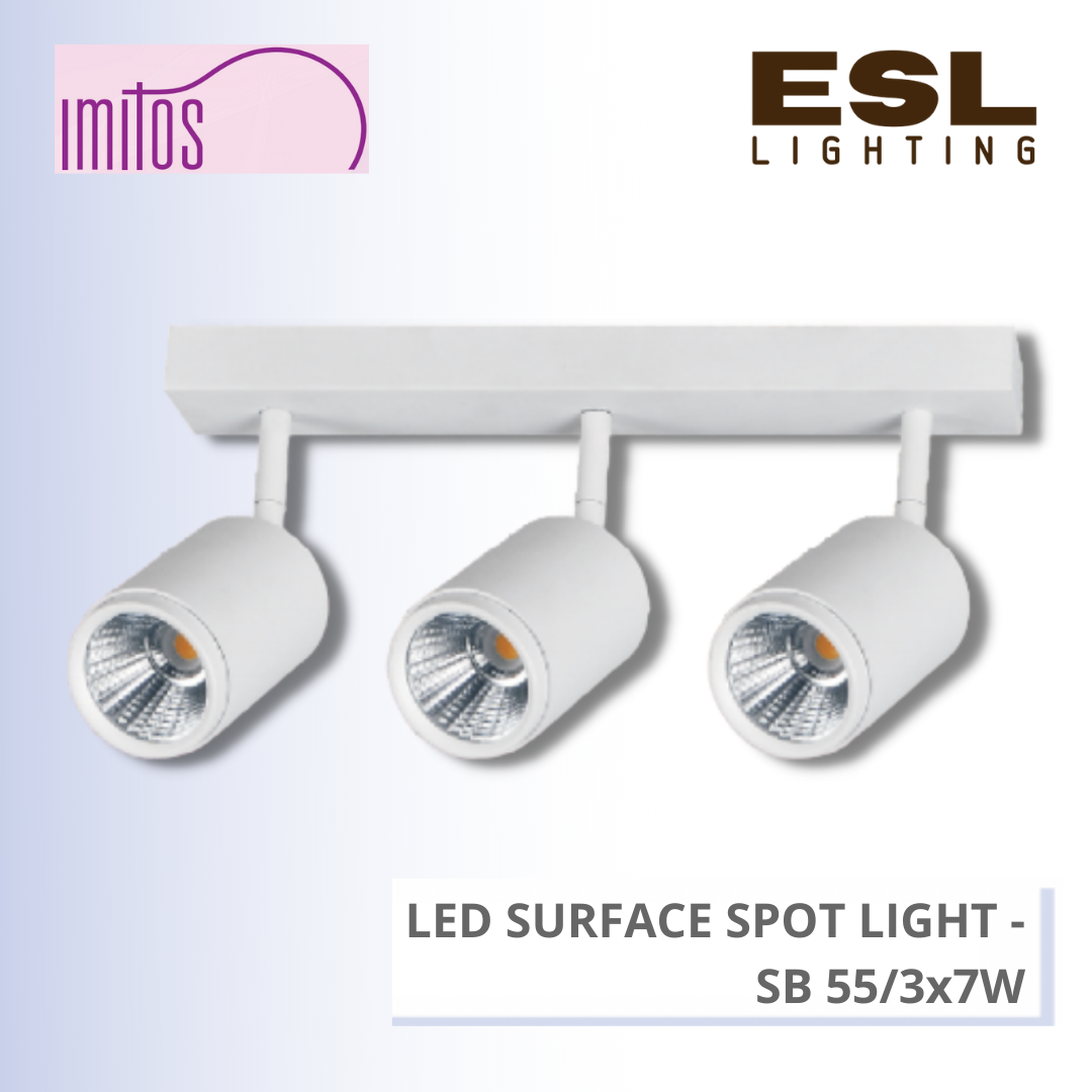 IMITOS LED SURFACE SPOT LIGHT 3x7W - SB 55/3x7W