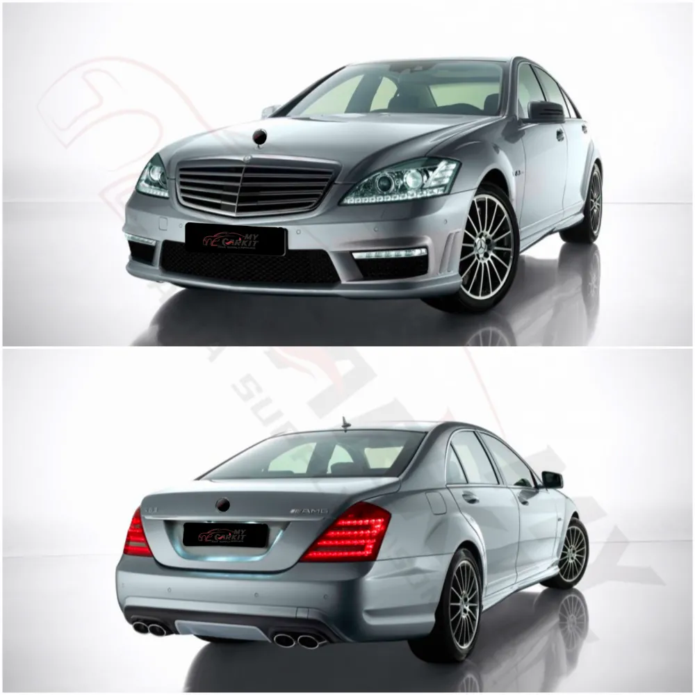 MERCEDES BENZ S CLASS W221 2006 – 2014 CONVERSION S63 BODY KIT BUMPER