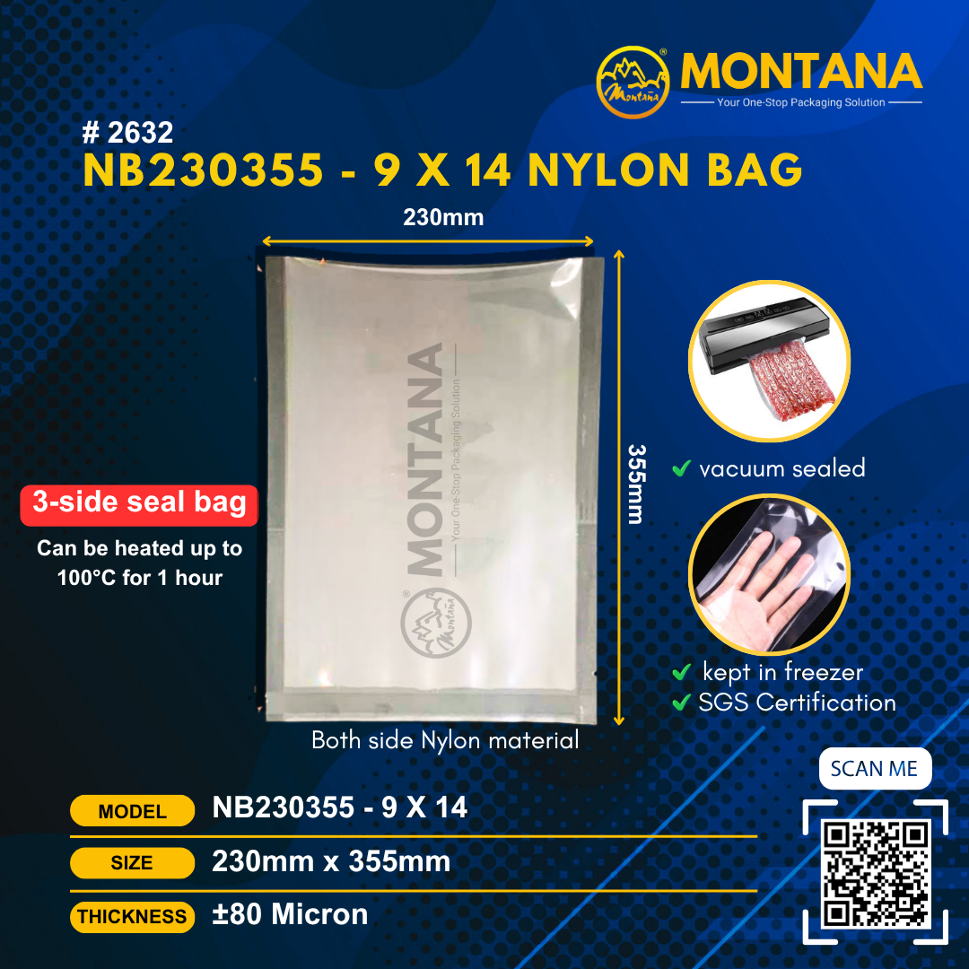 (2632) NB230355 - 9 x 14 NYLON BAG