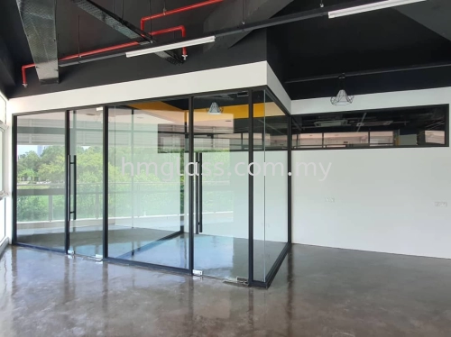 Glass Door Partition 