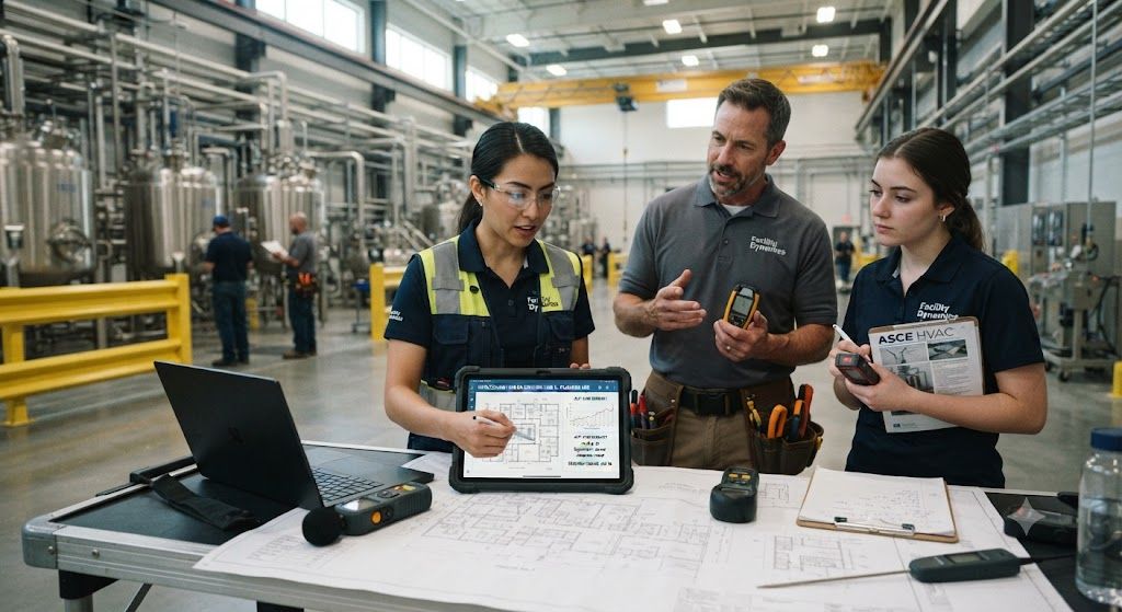 industrial HVAC cooling load calculation method