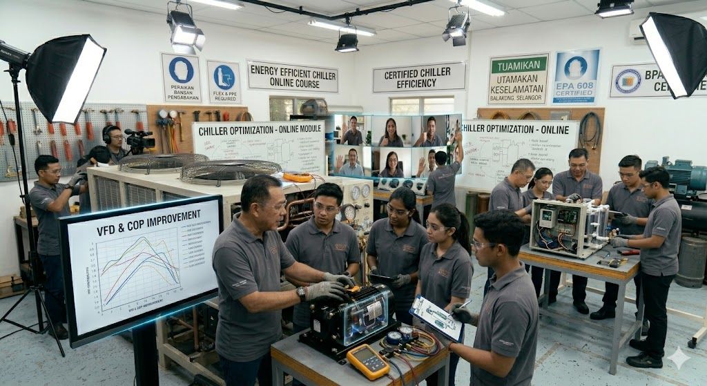 Energy efficient chiller system training