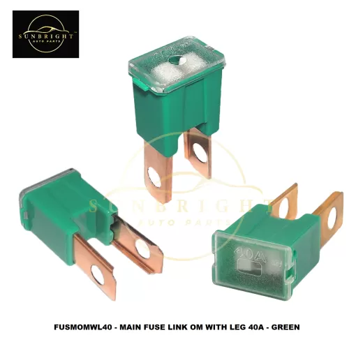 FUSMOMWL40 - MAIN FUSE LINK OM WITH LEG 40A - GREEN