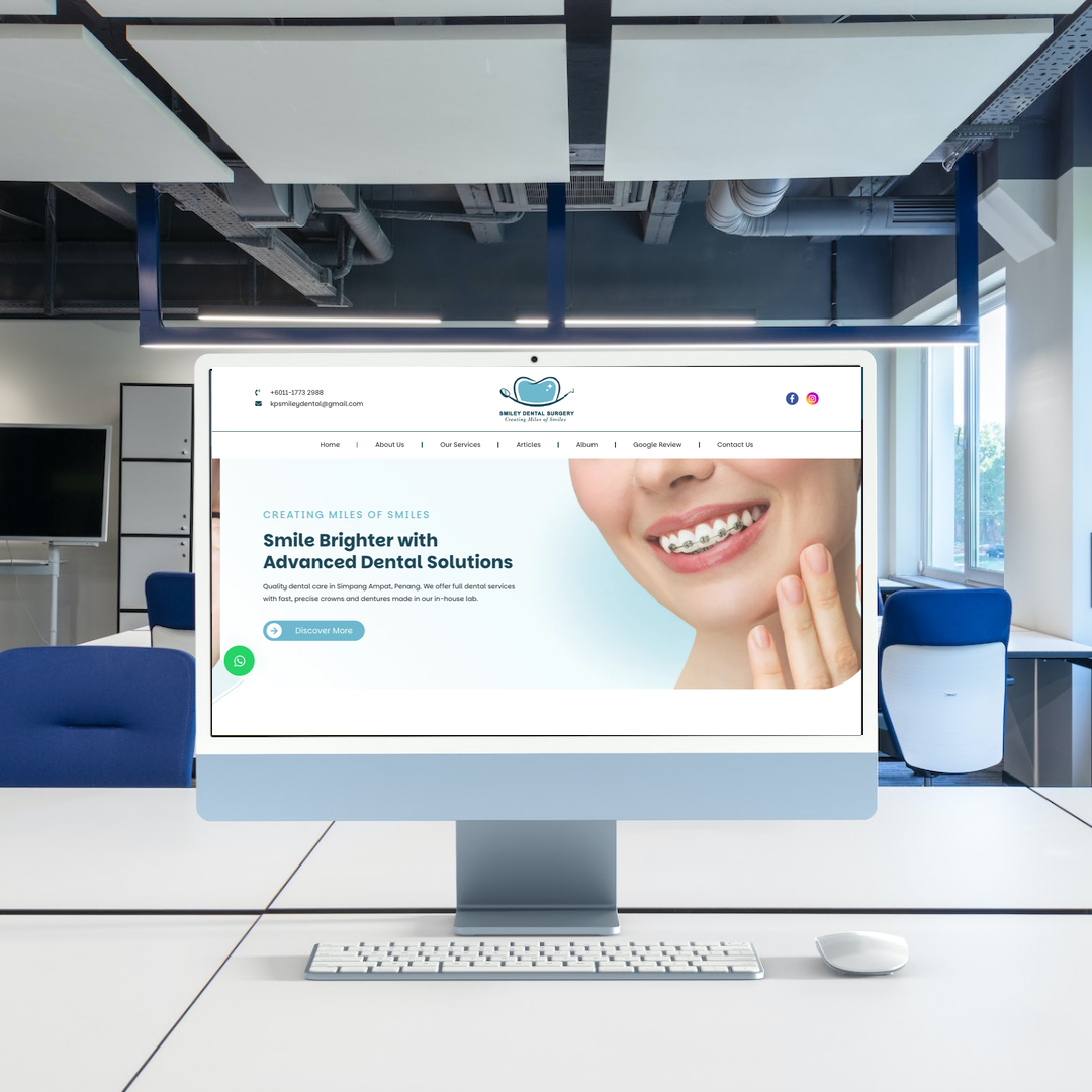 Simpang Ampat Dental Page Built for Local Trust