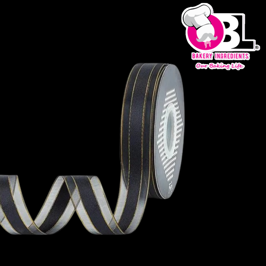 115546 RIBBON BLACK 2.5CM