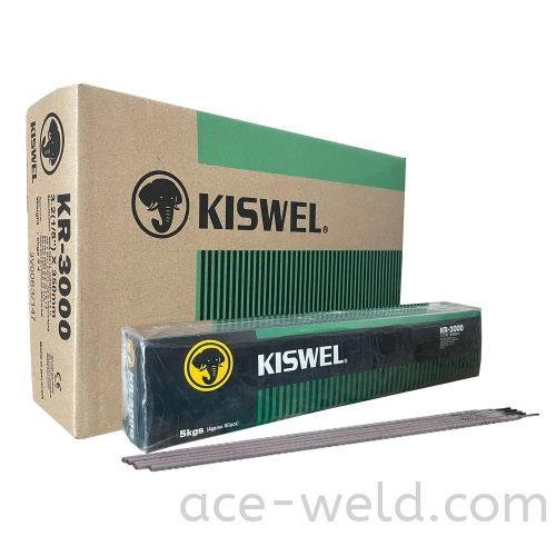 KISWEL BRAND E6013 WELDING ELECTRODE, KR -3000 2.6MM, 3.2MM,4.0MM - (5KGS)