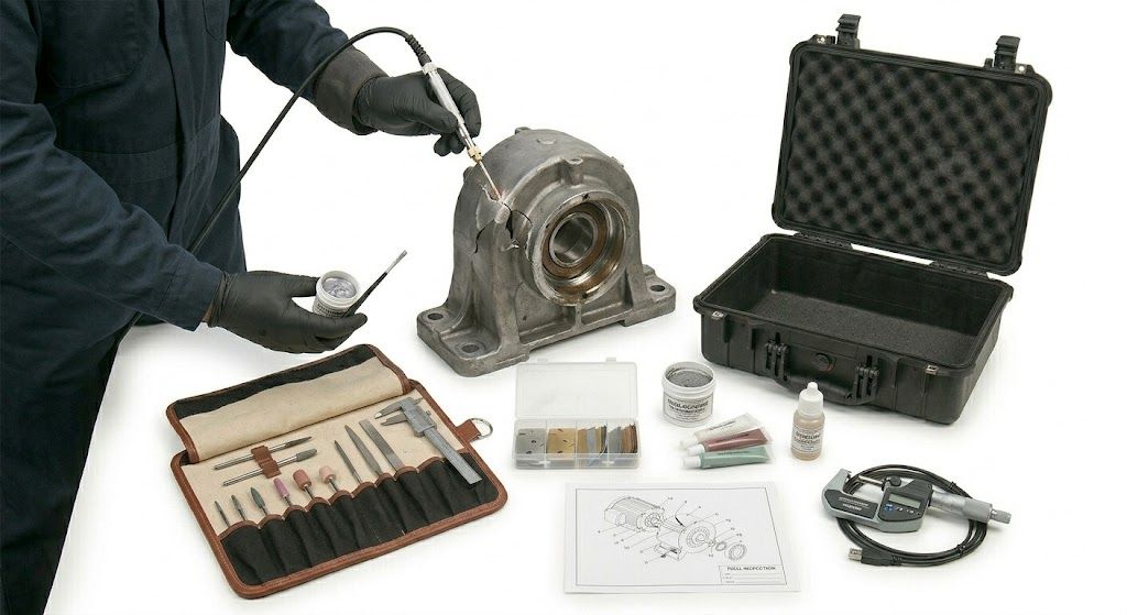 Electric Bearing Housing Damage Repair