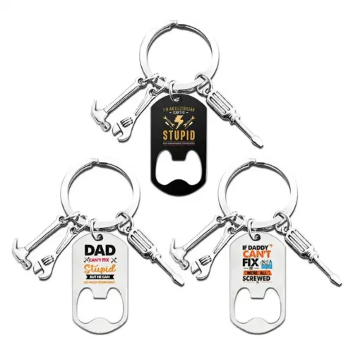 Custom Logo Mini Beer Bottle Opener Keychain  01