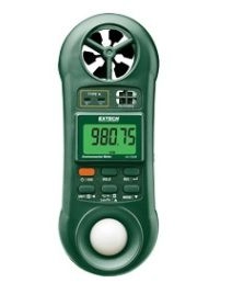 Extech 45170CM: 5-in-1 Environmental Meter, Measures Air Velocity, Air Flow, Humidity, Temperature and Light