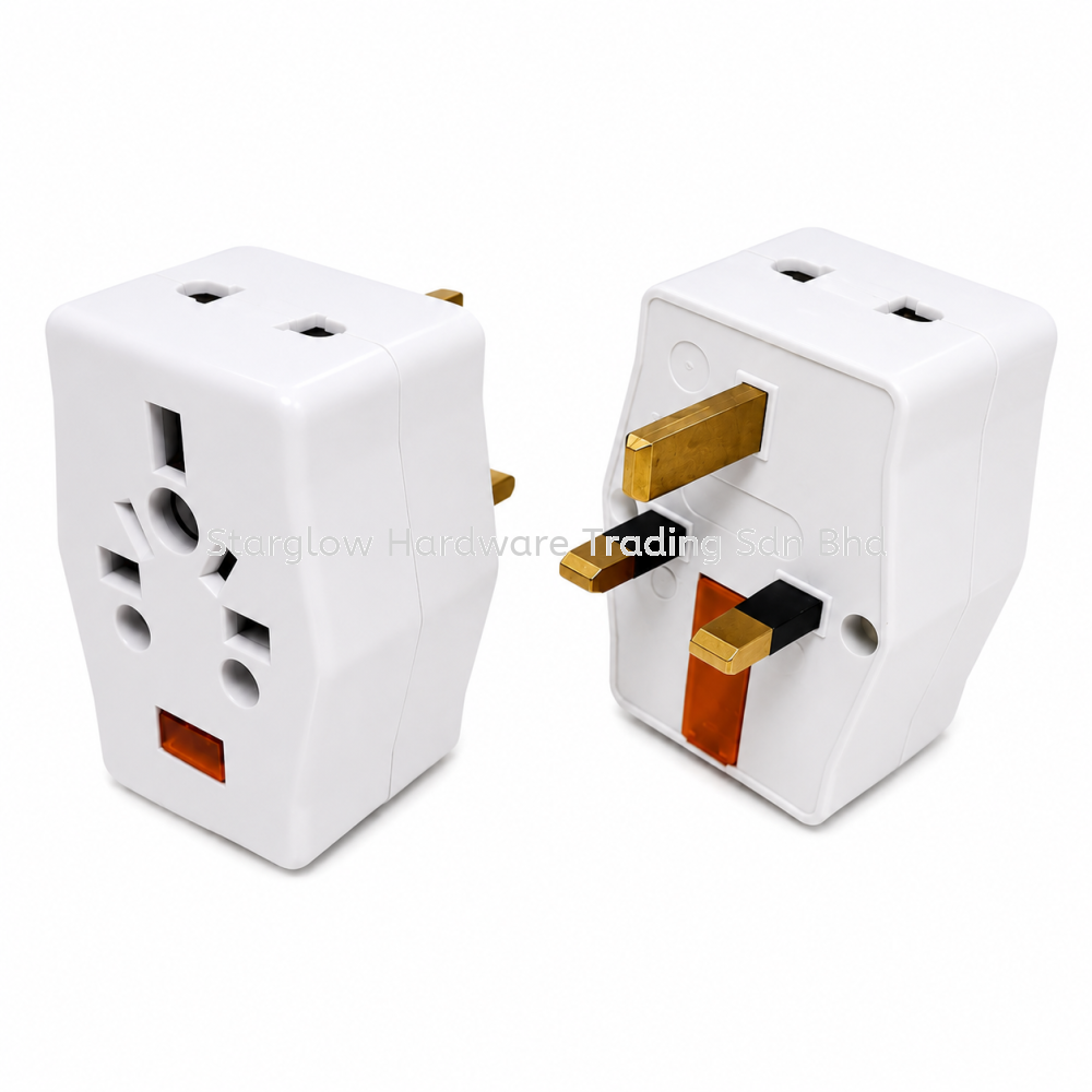 3 Way Multi Adaptor Plug 13A