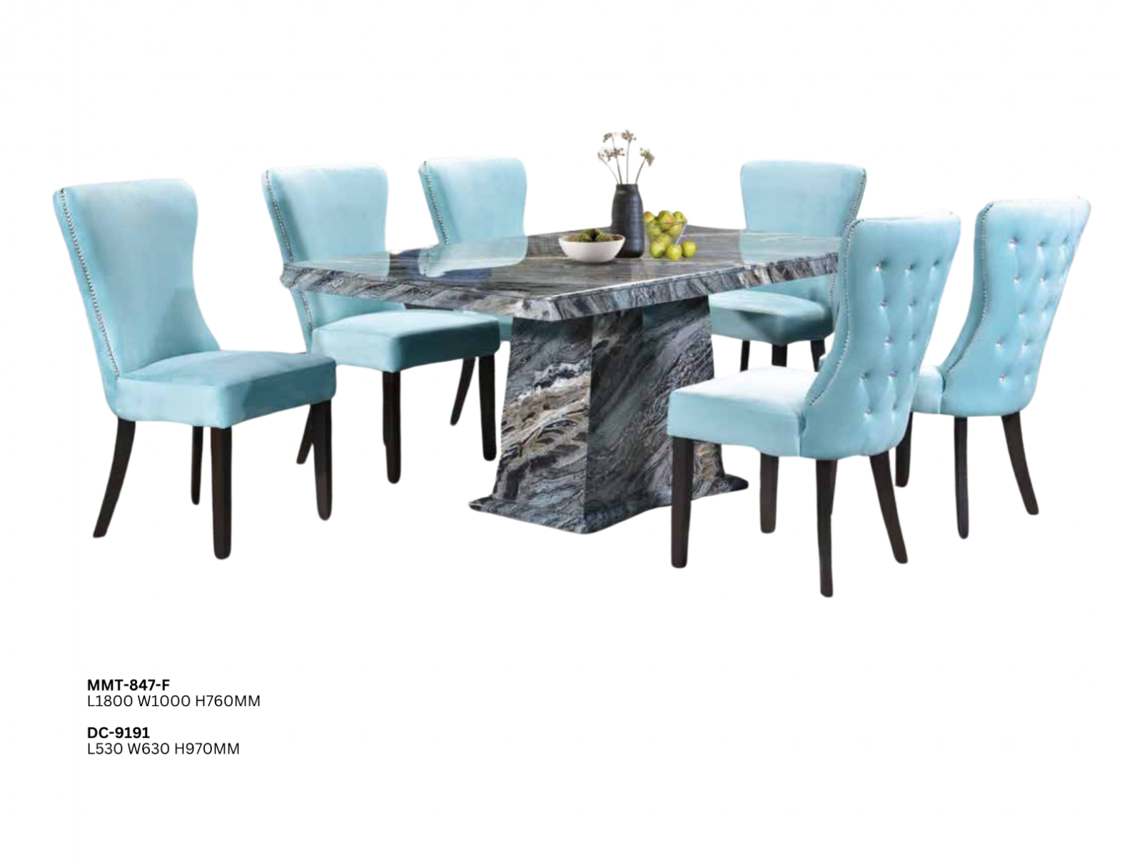 DINING SET (PLZ MT-847-F)