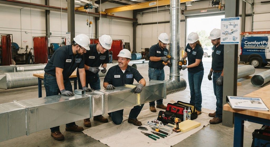 Industrial HVAC ducting installation course