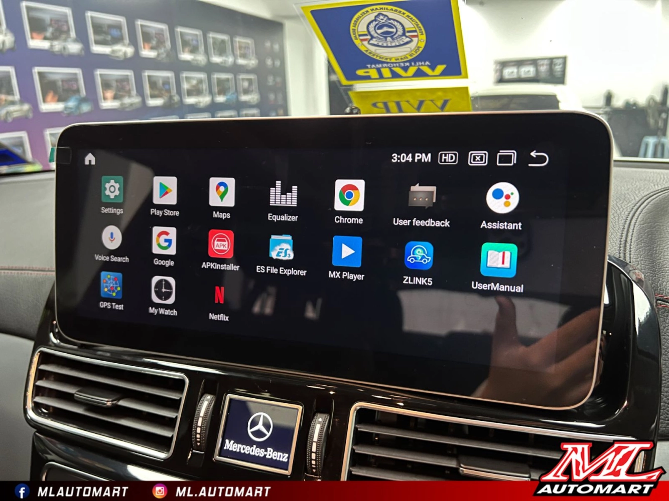 Mercedes Benz GLE Class W166 Android Monitor (12.3")