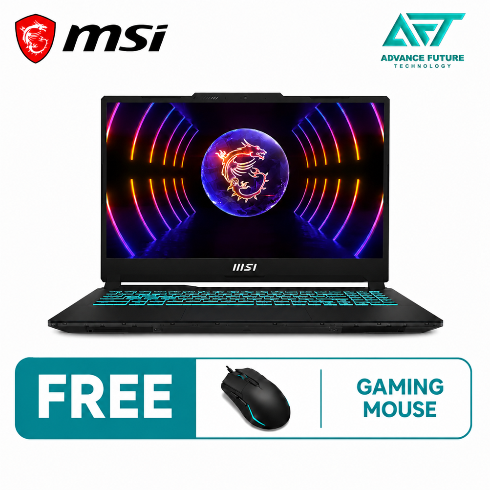 MSI Cyborg 15 A12VF-2091MY 15.6'' FHD 144Hz Gaming Laptop Translucent Black ( Intel Core i7 12650H, 16GB, 1TB SSD, RTX4060, W11 )