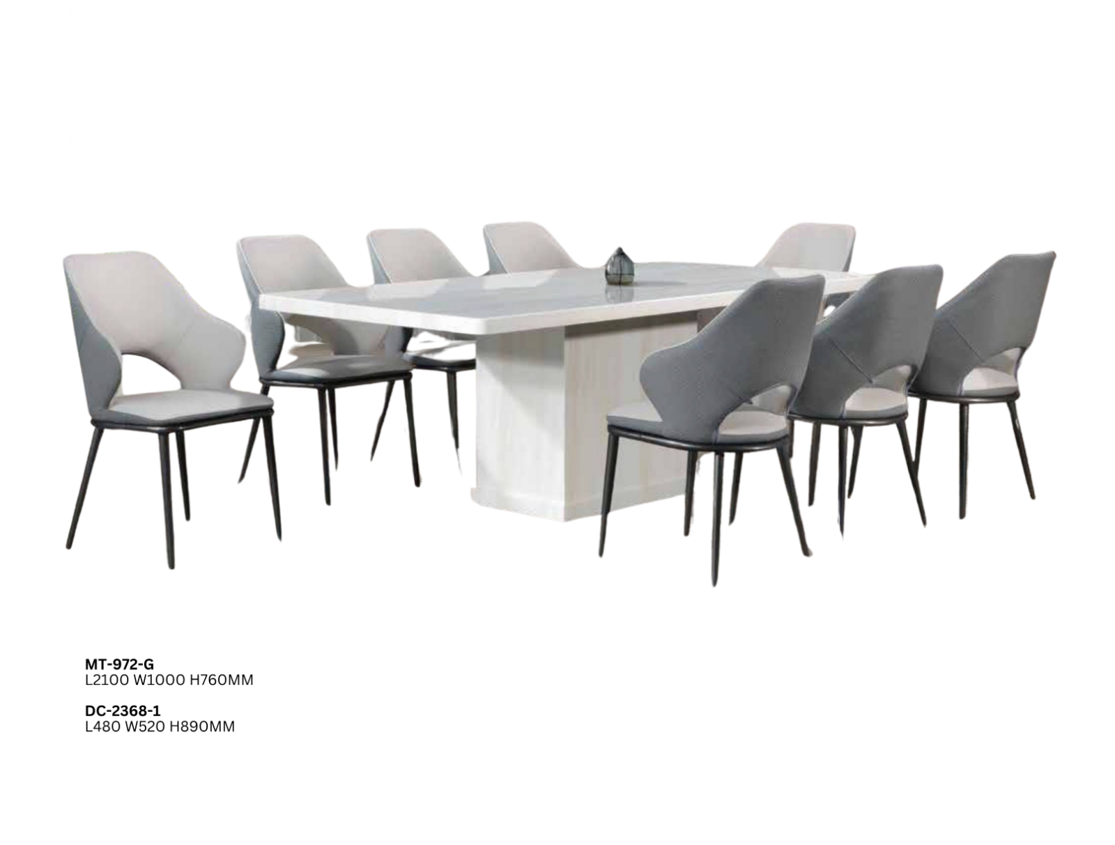 DINING SET (PLZ MT-972-G)