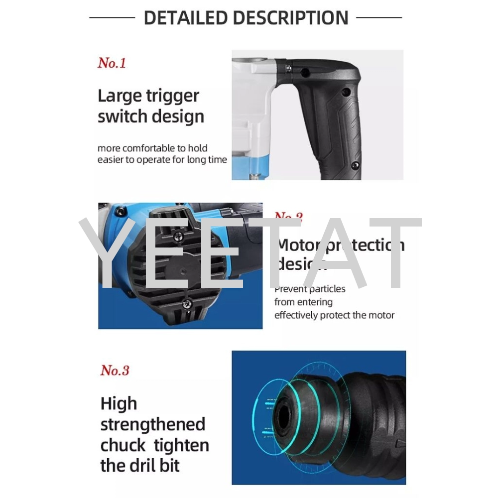 [ DONGCHENG ] DZC04-30 Electric Rotary Hammer Drill (960W)