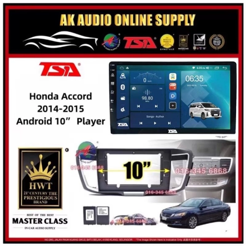 818 2+32GB◾TSA Honda Accord 2014 - 2015 Android 10'' inch DSP/QLED/CARPLAY Car Player Monitor