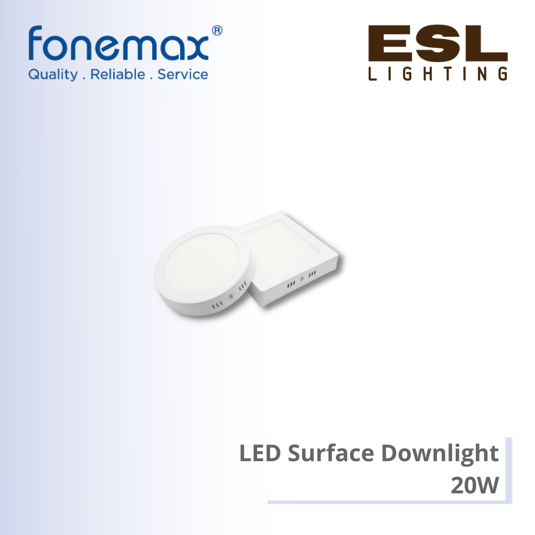 [DISCONTINUE]FONEMAX LED Surface Downlight Square 20W - SUR20WS