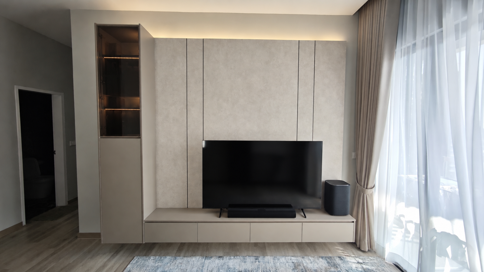 Custom Made TV Cabinet at Bangsar Hill Park Kuala Lumpur