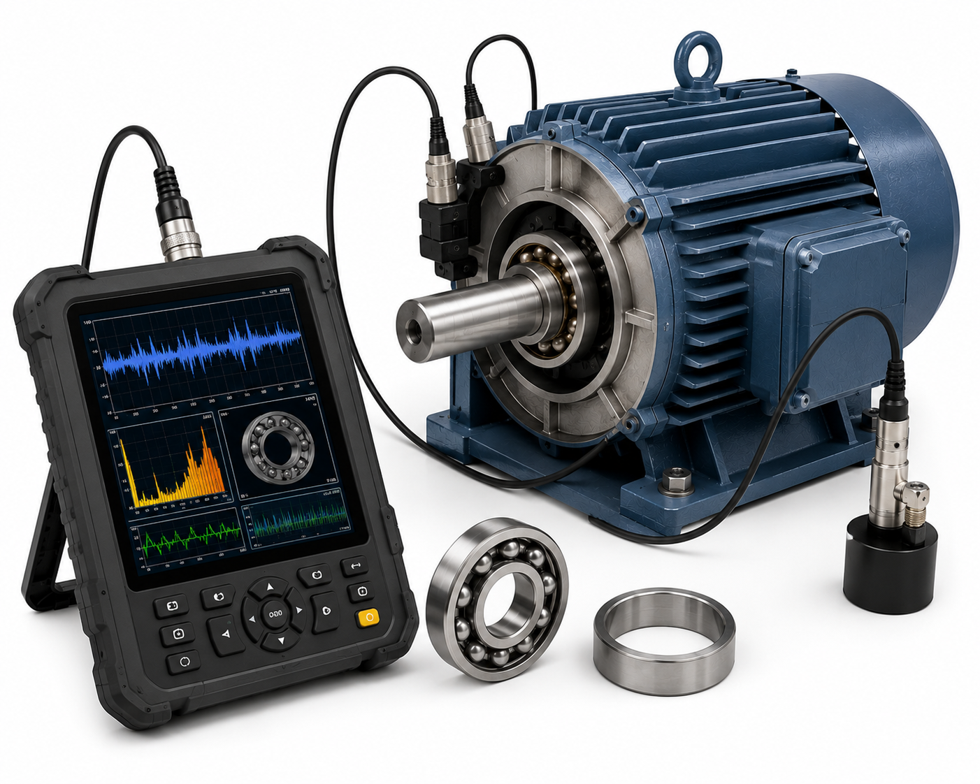 Electric Motor Bearing Diagnostic Testing