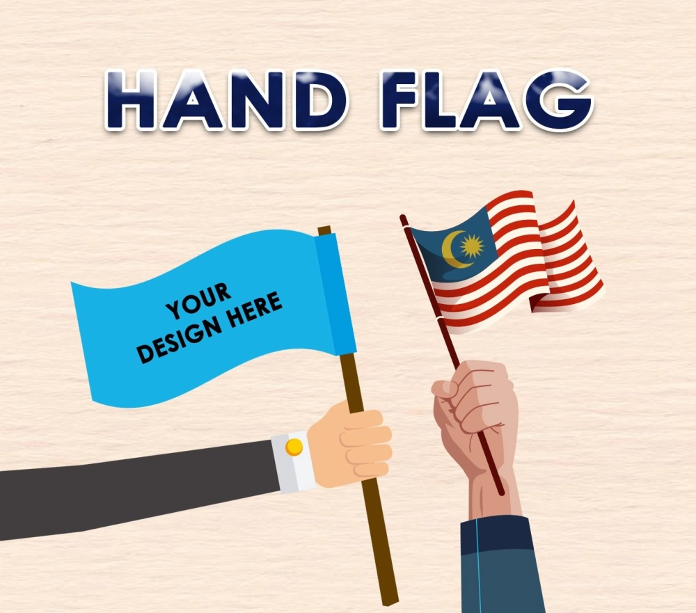 Custom Print Hand Flag
