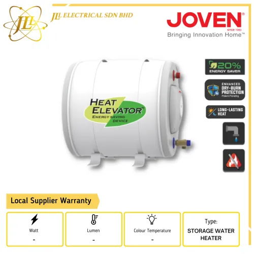 JOVEN JSH25 HE 25LITRES HORIZONTAL HEAT ELEVATOR STORAGE WATER HEATER