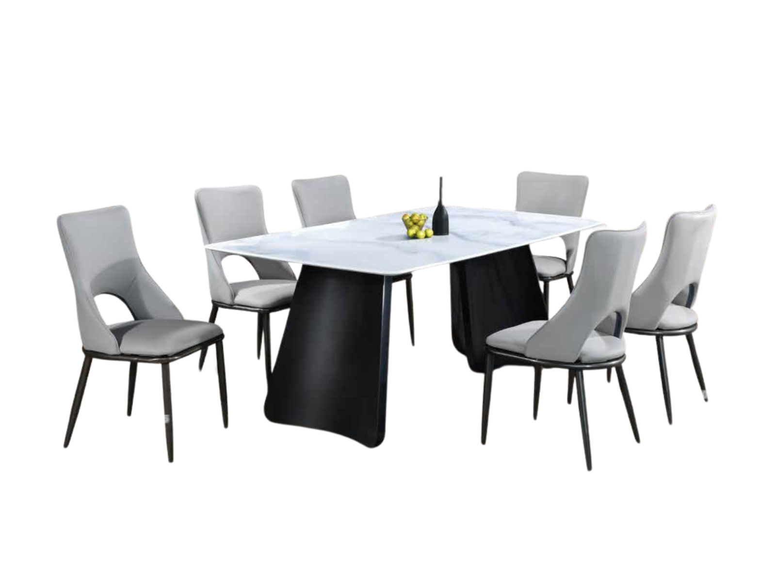 DINING SET (PLZ MT-986-F+898-F LEG)