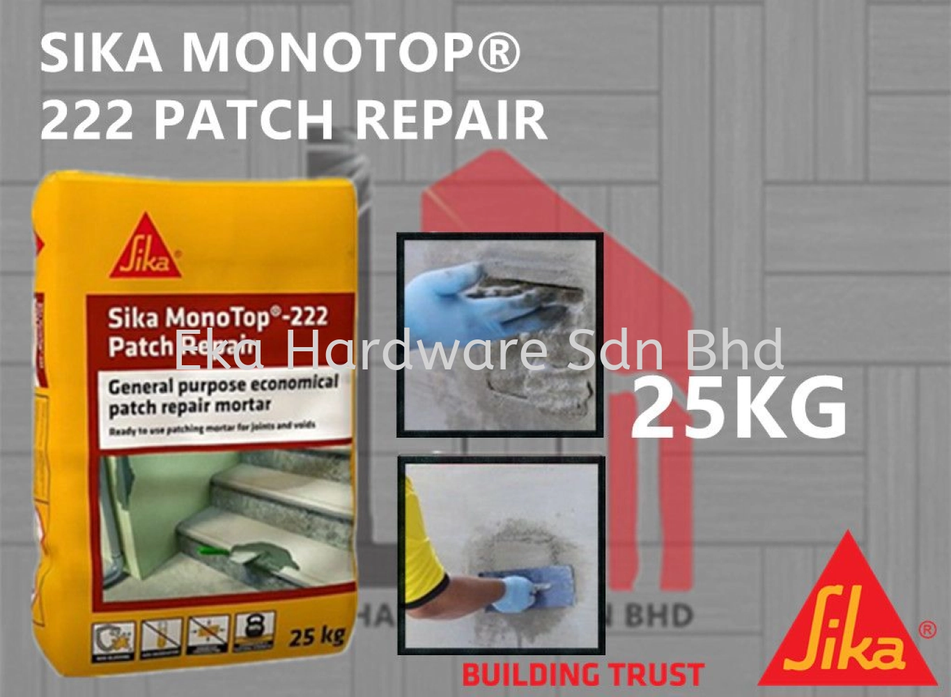 Sika Monotop 222 - Patch Repair (25kg)