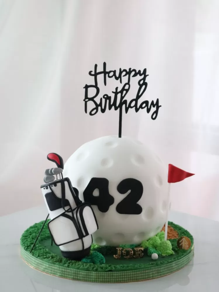 Golf Ball Cake