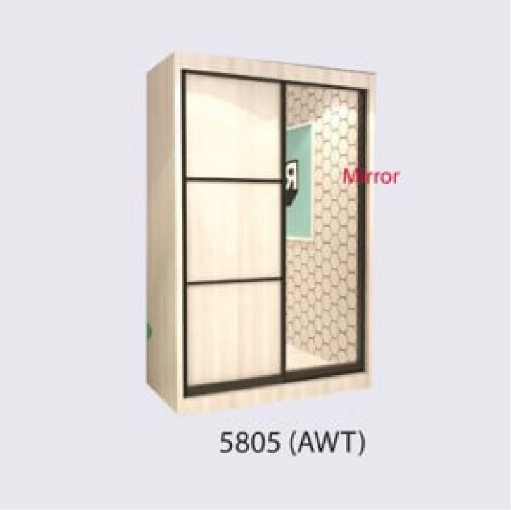 Wardrobe 5x8 - Ash White (5805)