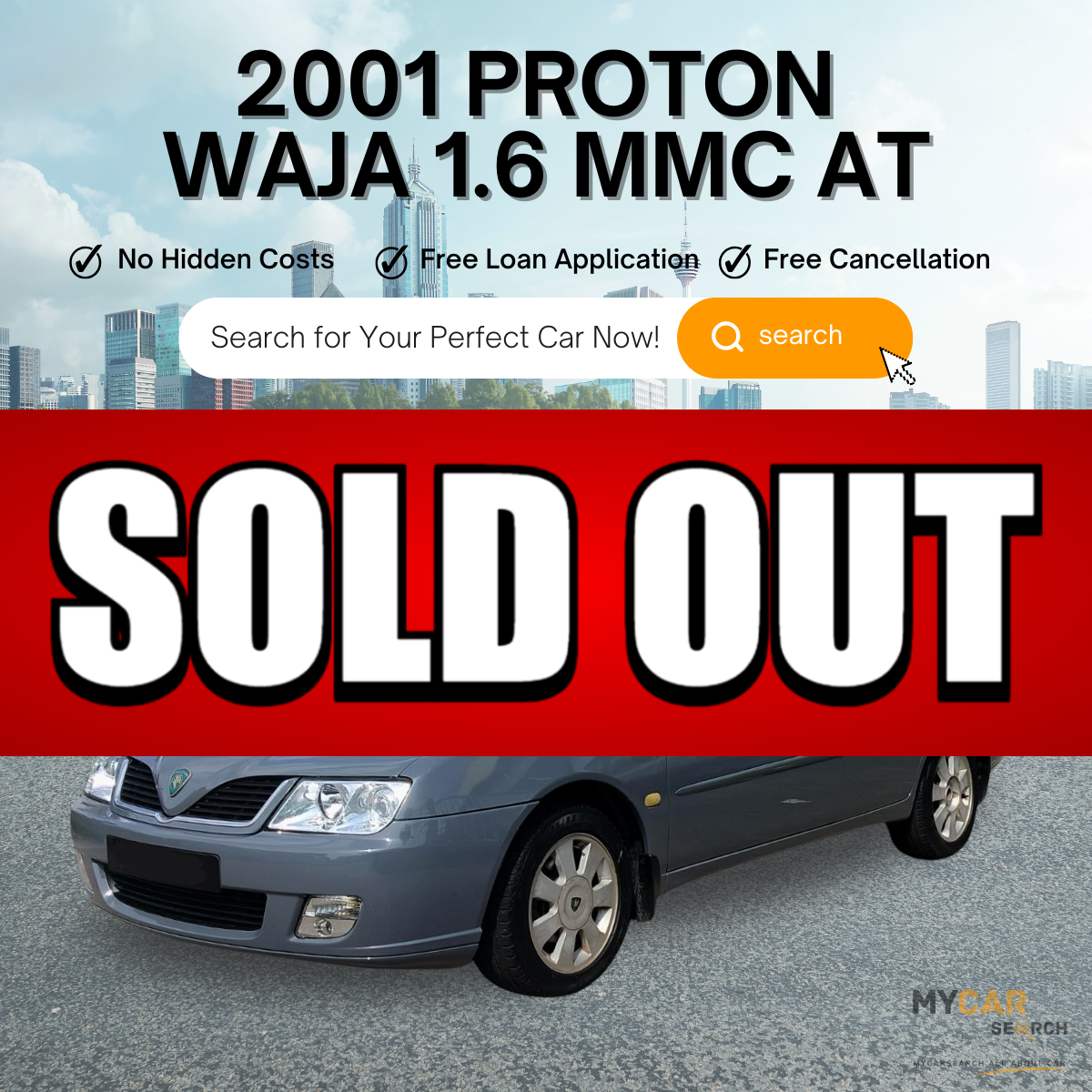 2001 PROTON WAJA 1.6 MMC AT