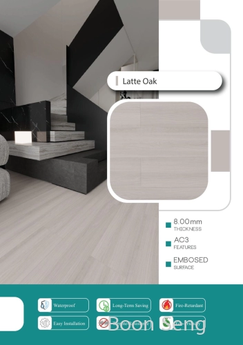 Waterblock Series Flooring - Latte Oak