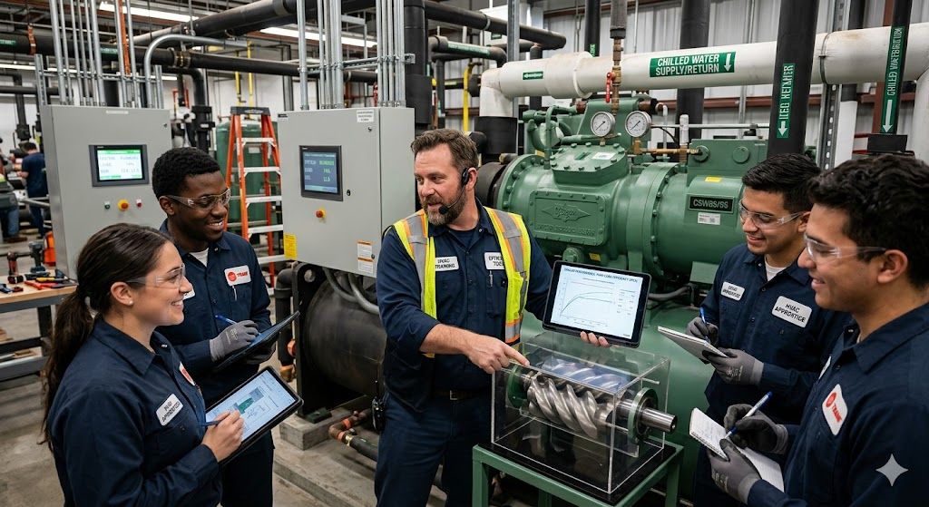 Screw chiller efficiency training