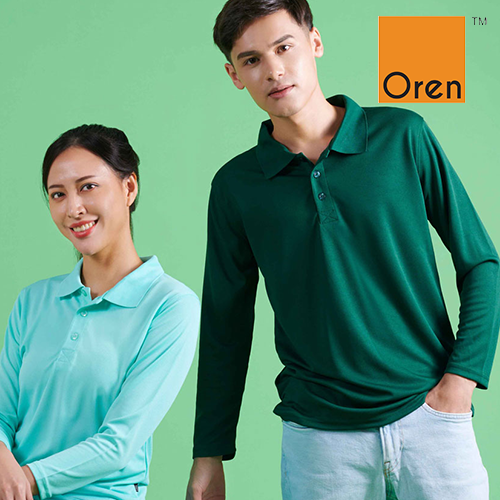 Long Sleeve Polo T-Shirt-Quick Dry Unisex - QD67