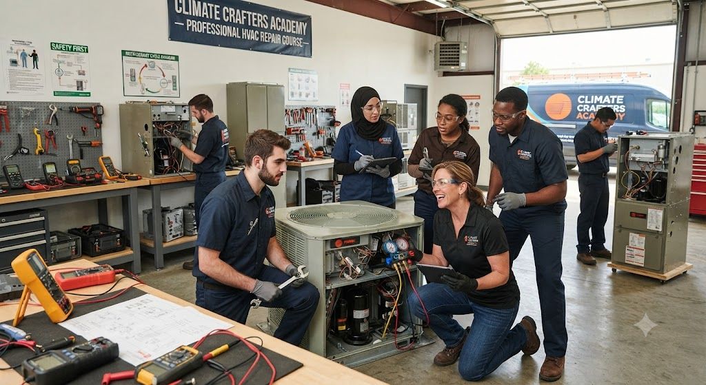 Professional HVAC repair skills course