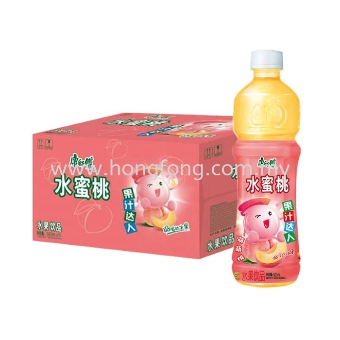 KANG SHI FU 0.5L-PEACH FRUIT JUICE康师傅 水蜜桃(500ML)