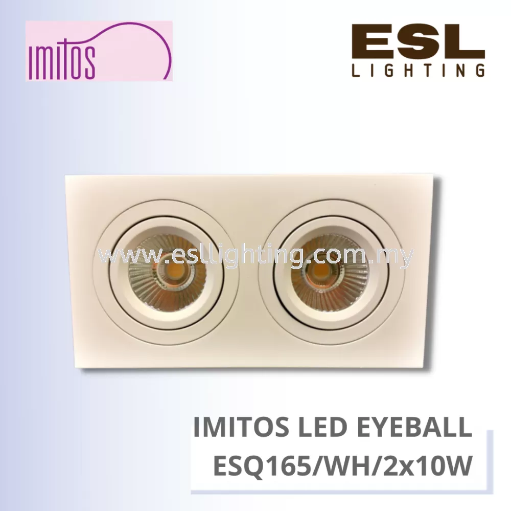 IMITOS LED EYEBALL 2x10W - ESQ 165/WH/2x10W
