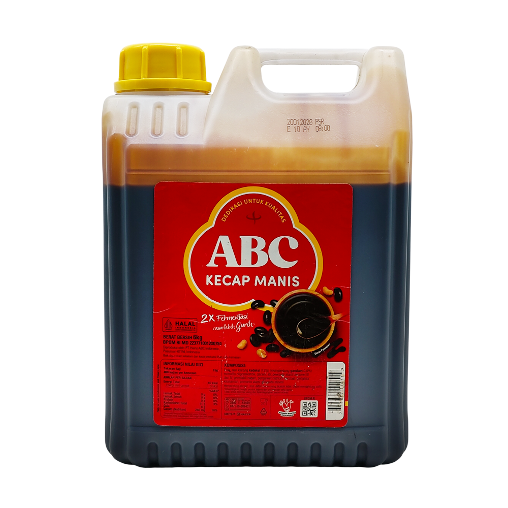 ABC Indonesian Kicap Manis / Sweet Soy Sauce 6kg