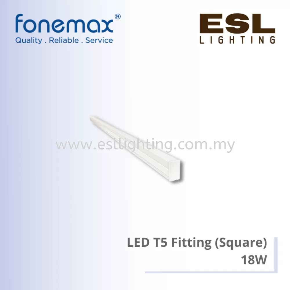 FONEMAX LED T5 Fitting (Square) 18W - T5-FM418