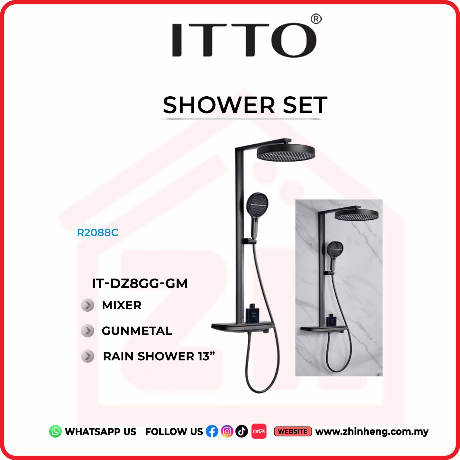 ITTO SHOWE SET  IT-DZ8GG-GM