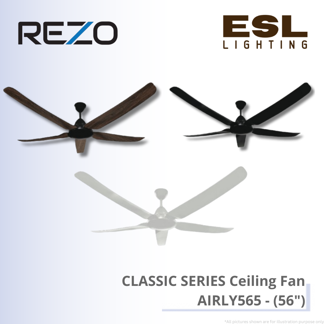 REZO CLASSIC SERIES Ceiling Fan AIRLY565 - 56"