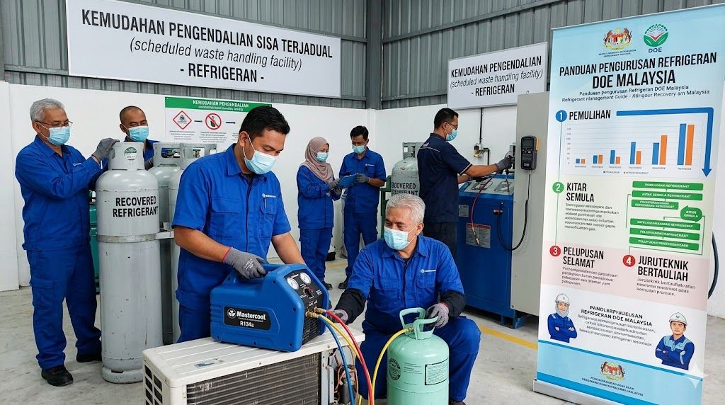 refrigerant disposal and recycling Malaysia DOE