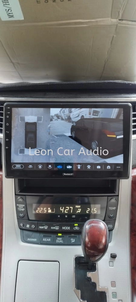 Leon Toyota Vellfire Alphard anh20 OEM 10" android wifi gps 360 camera player