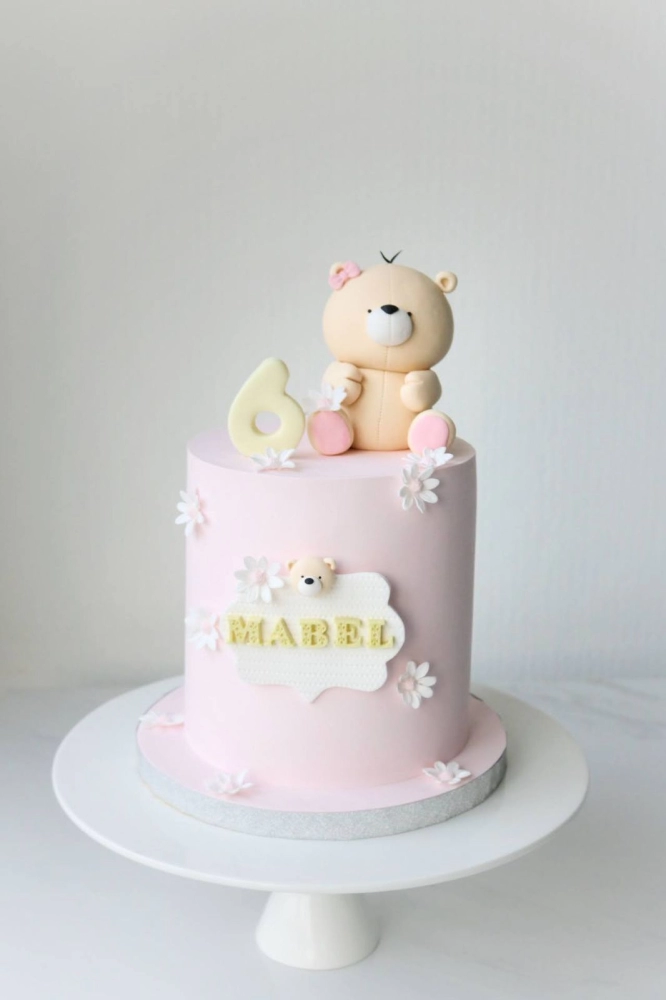 Bear Pink Cake