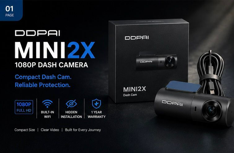 DDPAI MINI2X 1080P Dash Camera