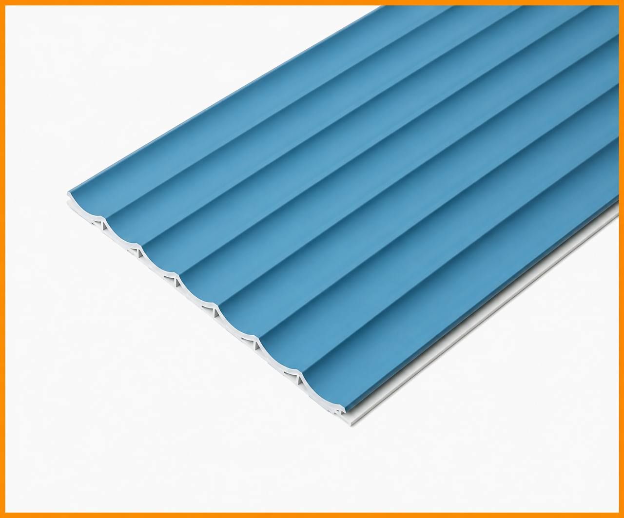 Queensfloor Dinding Fluted Panel Small Wave QFPSWL15-07 OCEAN BREEZE