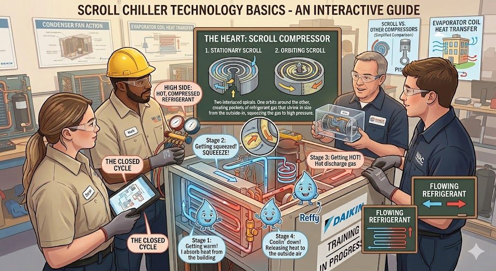 Scroll chiller technology basics